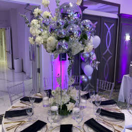 White disco party