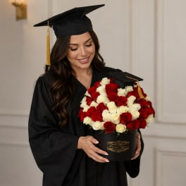 50 roses for Grad signature box
