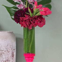 Pink Orchid Standing Tall