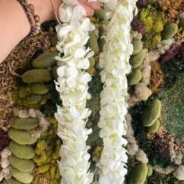 Deluxe White Lei