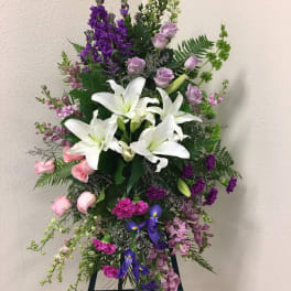 Eternal Peace Spray (white and purple) C10