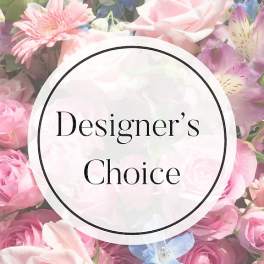 Designer's Choice w/ Glass Vase Centerpiece