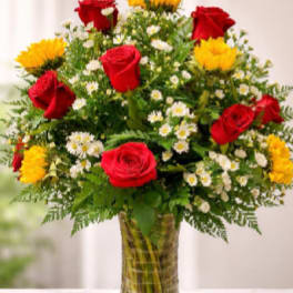 Sunset Garden Vase