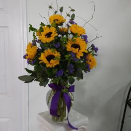 Dozen Sunflowers