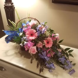 Basket Sympathy Bouquet