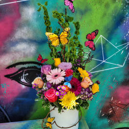 technicolor butterfly