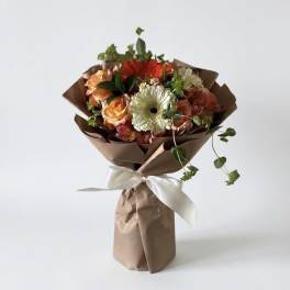 Sunset Artisan Hand-Tied Bouquet