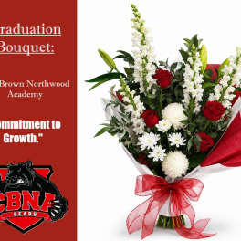 Graduation Bouquet: Coe-Brown Northwood Academy