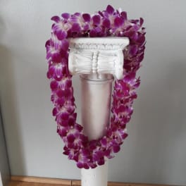 Double Orchid Lei