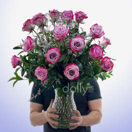 Classic 18 Magenta Long-Stem Roses
