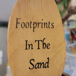 Footprints Wind Chime