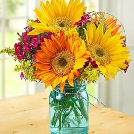 Warm Sunset Bouquet