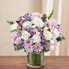 Cherished Memories - Lavender and White
