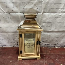 Beautifully lived lantern