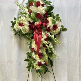 Heavenly Rest Cross (Deluxe Shown)