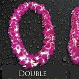 Three pink and white flower leis labeled single, double, and triple.
