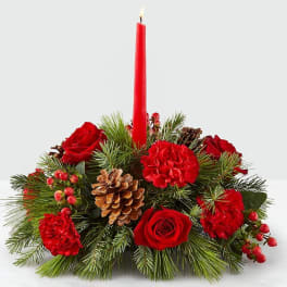 I'll Be Home for Christmas™ Candle Centerpiece