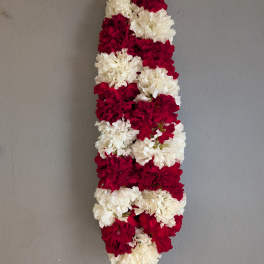 Double Carnation lei by Kealoha lei RW