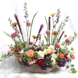 Bright Spring Garden Boat