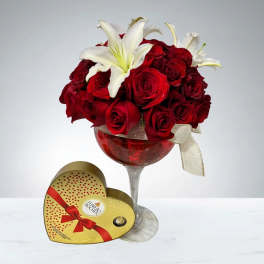 Full of love by D'Lily's Flowers