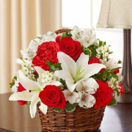 Peace, Prayers & Blessings - Red and White