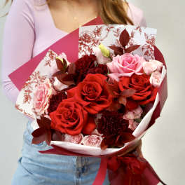 "Sweetheart" French roses Bouquet