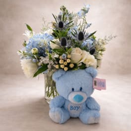 Blue baby boy