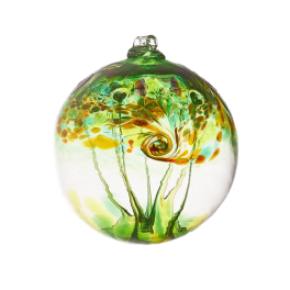 Earth Orb - Kitras Art Glass
