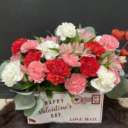 Valentines letter box