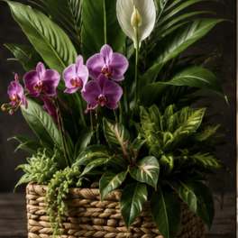 Island Escape Plant Basket
