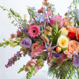 Spring Vased Designer's Choice Arrangement - $150 Value (Online Special Only)