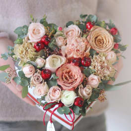 Heart flowers