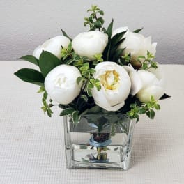 White Peonies Bouquet