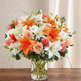 Sincerest Sorrow - Peach, Orange and White