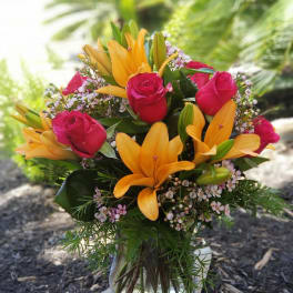 Fiesta Lily and Rose