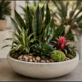 TROPICAL ESCAPE DISHGARDEN