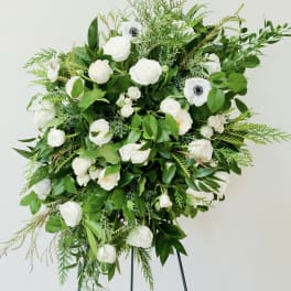 6s | diagonale chevalet fleurs - diagonal standing spray
