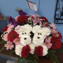 Mr and Mrs PUPPY LOVE