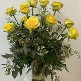 A Dozen Yellow Roses