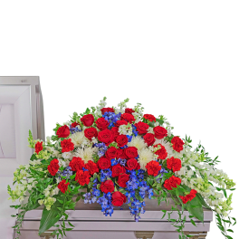 Valiant Honor Casket Spray