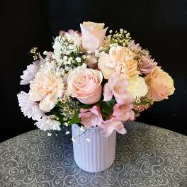 Pink Garden Vase