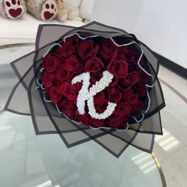 Red Rose Letter Bouquet