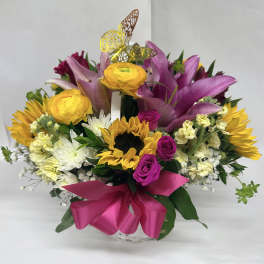 Butterfly Modern Basket