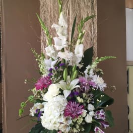 Purple & White