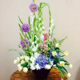 #82 elegant spring mix high style