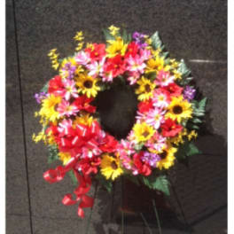 24 SILK WREATH [TT-ANCSILK1]