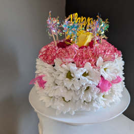 Blooming Birthday Cake