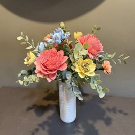 Sola Wooden Flower Centerpiece - Spring Fling