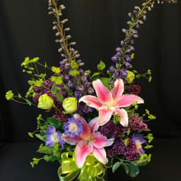 Lilac Rose large spring bouquet