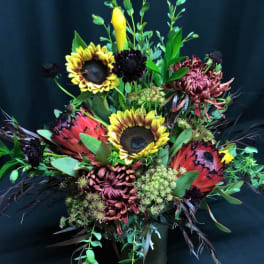Paprika Protea Pre-Autumn Mix